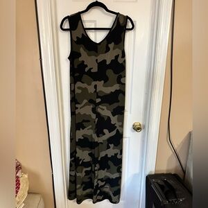 LulaRoe Camo Natalie Jumpsuit Small